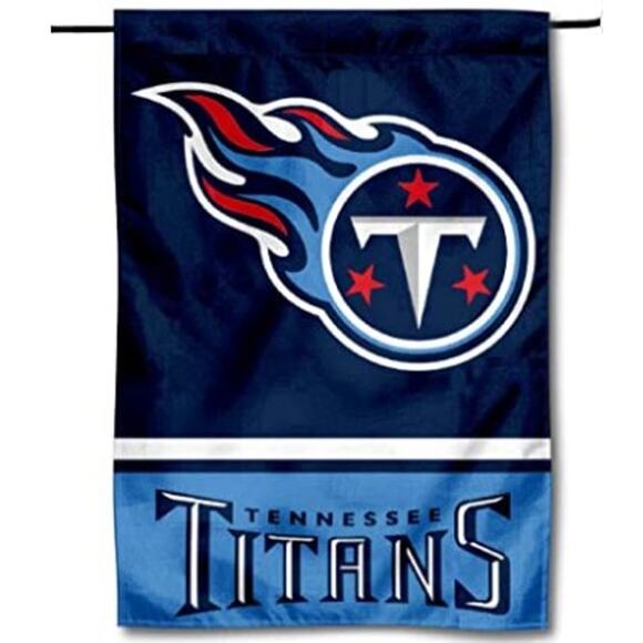 Tennessee Titans NFL Double Sided Garden Flag 28" x 40" - Picture 2 of 3
